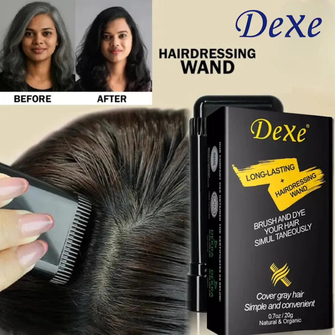 Instant Hair Color Stick for Gray Hair – Waterproof & Sweat-Proof Dye Comb