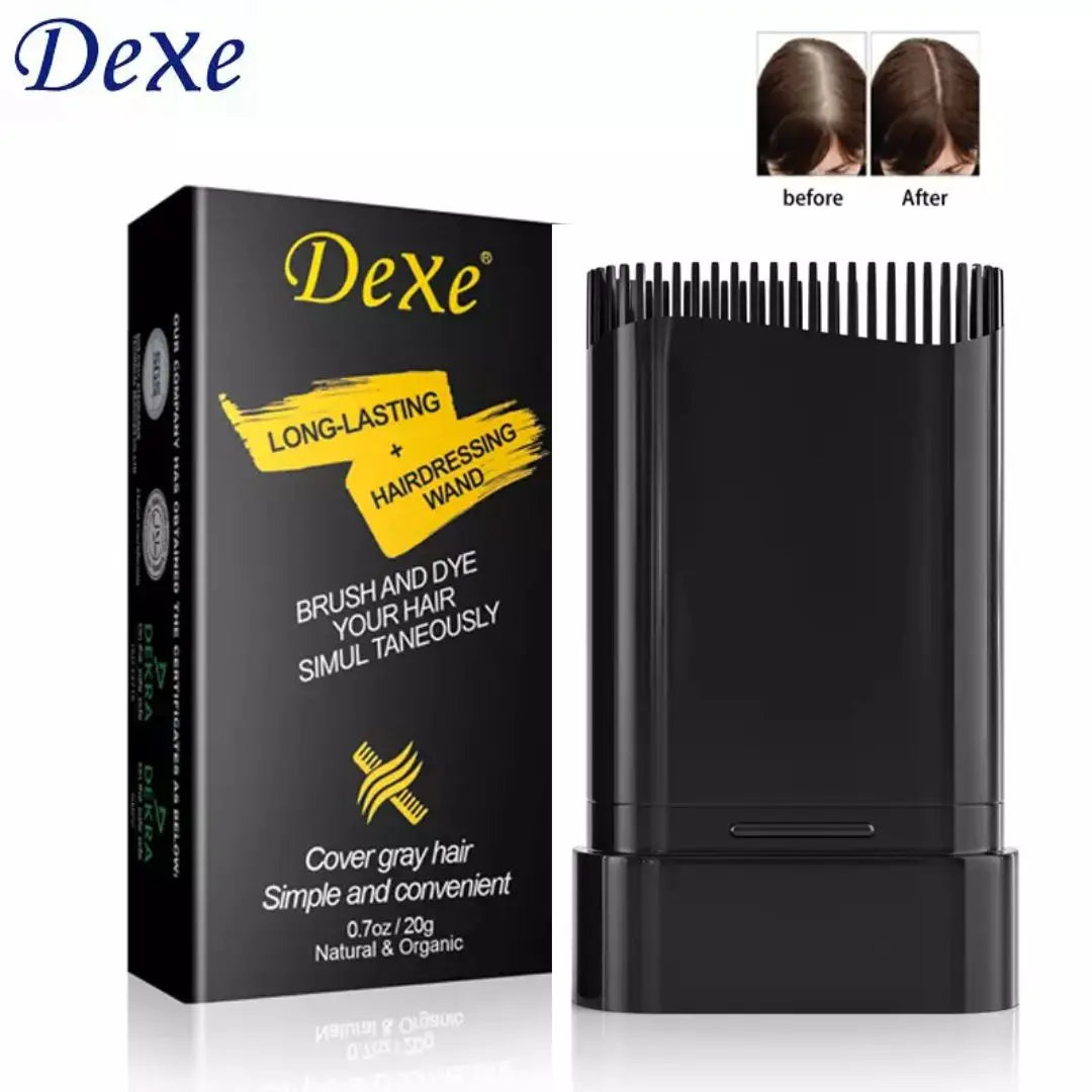 Instant Hair Color Stick for Gray Hair – Waterproof & Sweat-Proof Dye Comb