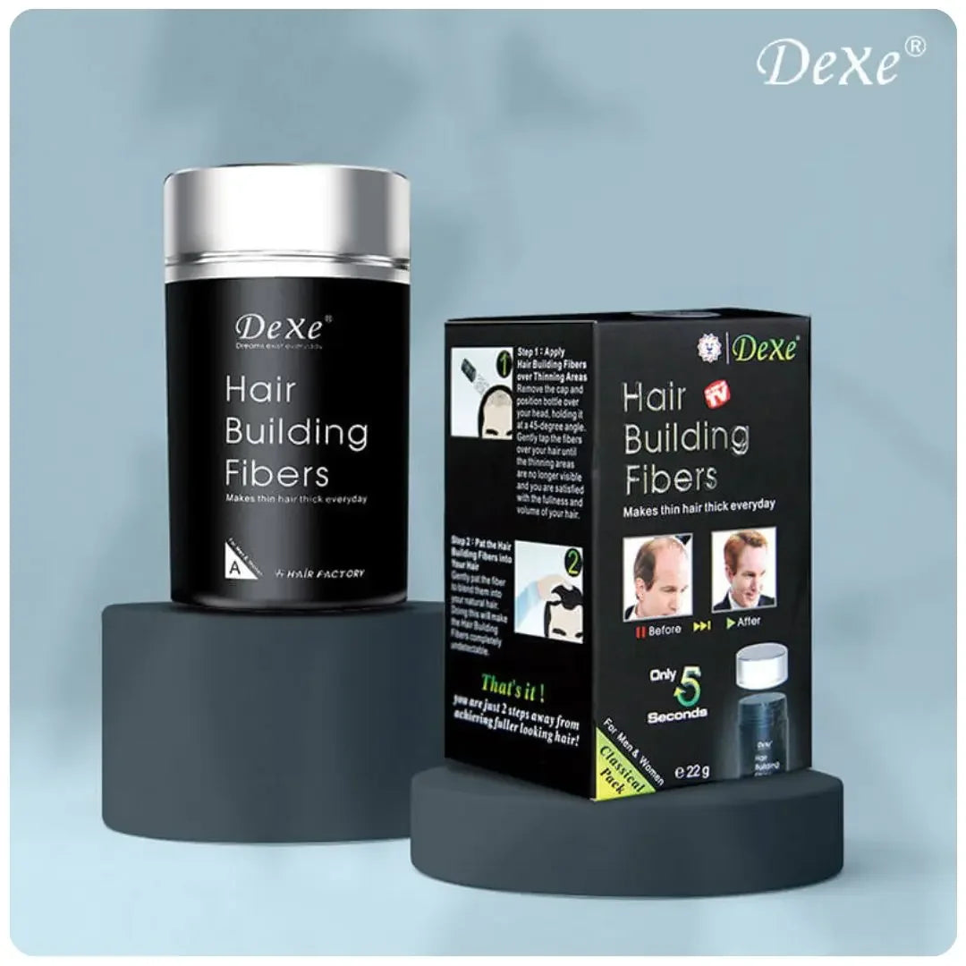 DeXe Hair Building Fibers – Instant Hair Thickening Powder