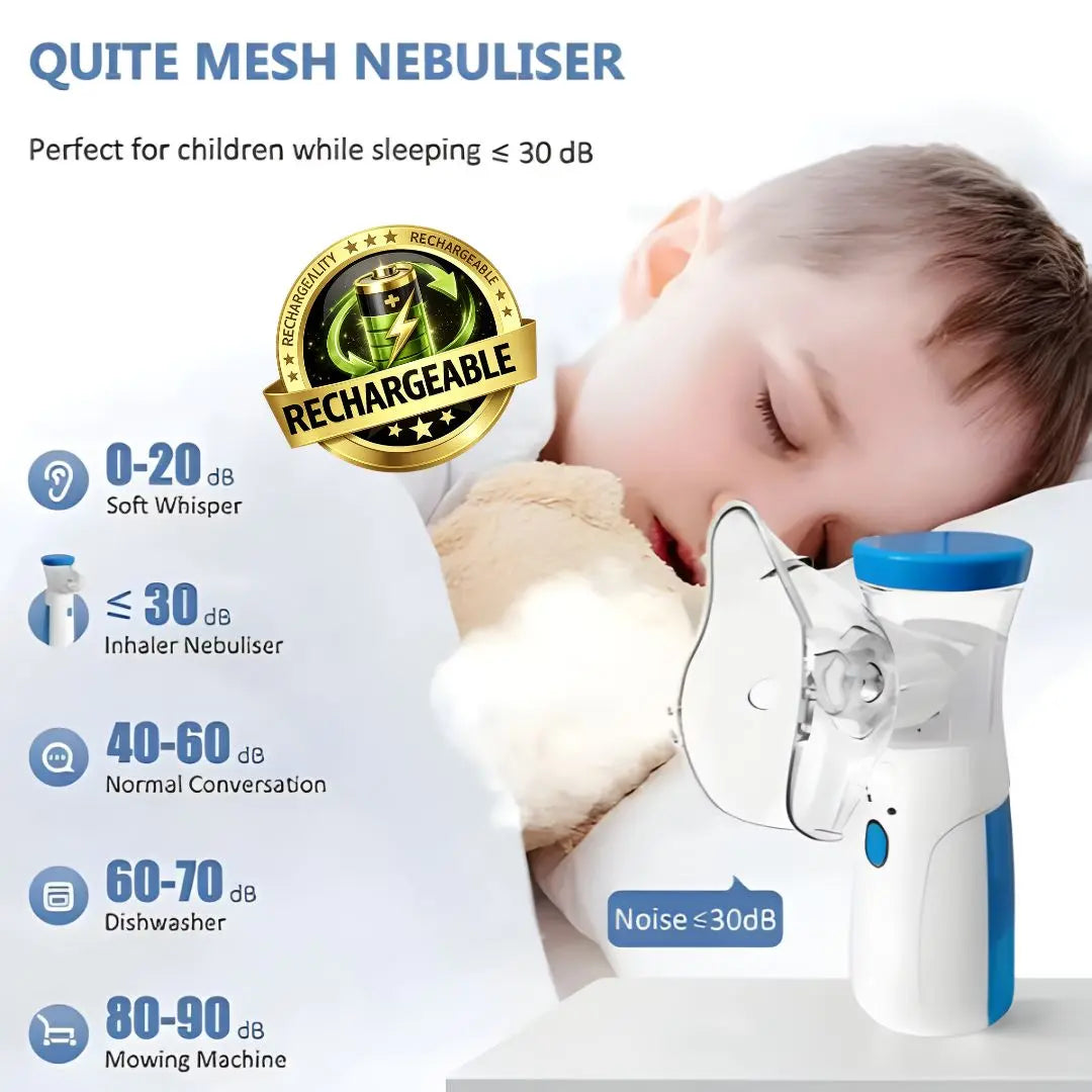 Portable Rechargeable Mist Device | Quiet & Compact Personal Care Gadget